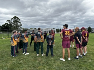 Tasmania Blind and Low Vision Tigers and Mowbray Cricket Club come together.
